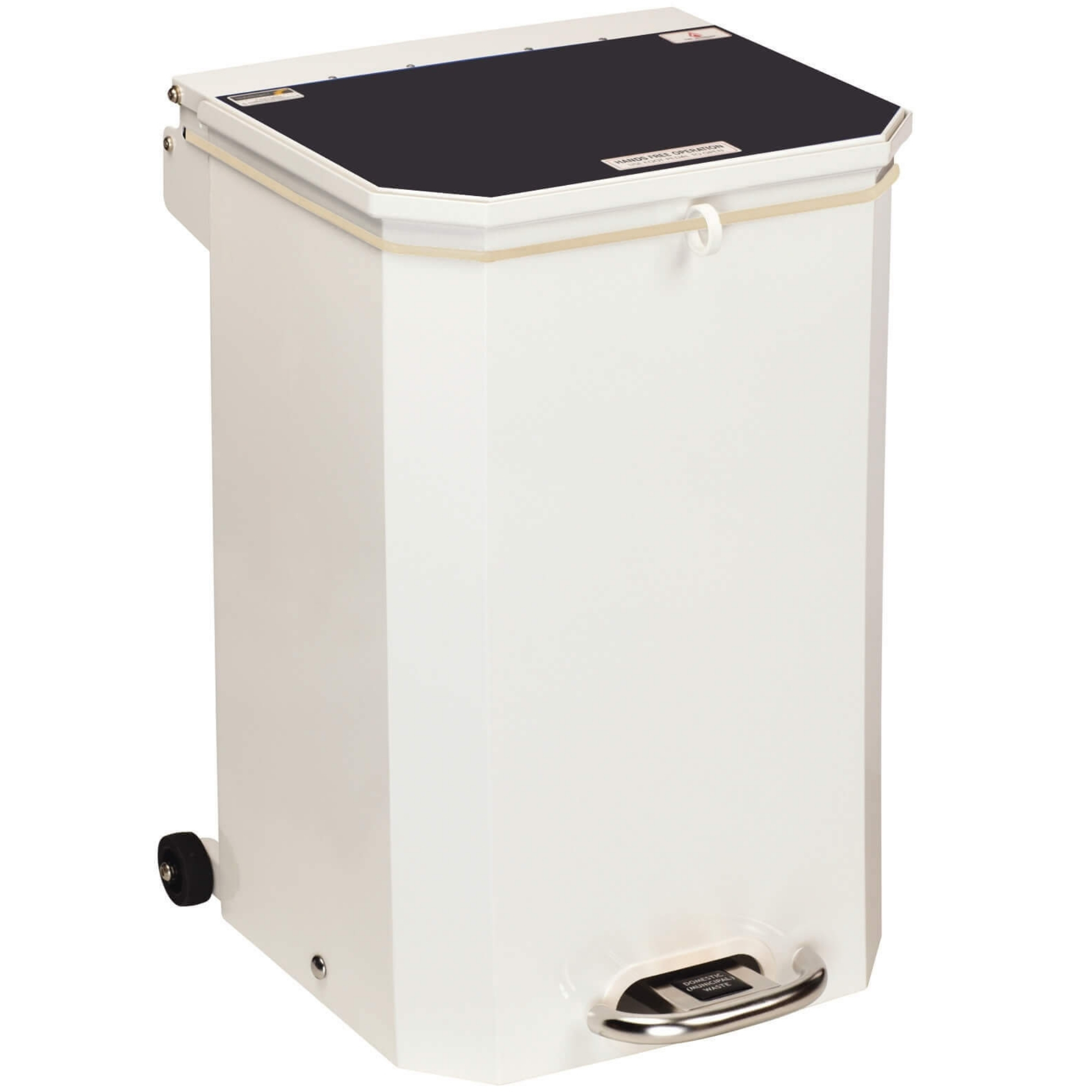 50 litre Metal Bin with Black Lid - Fire Retardant | Valley Northern