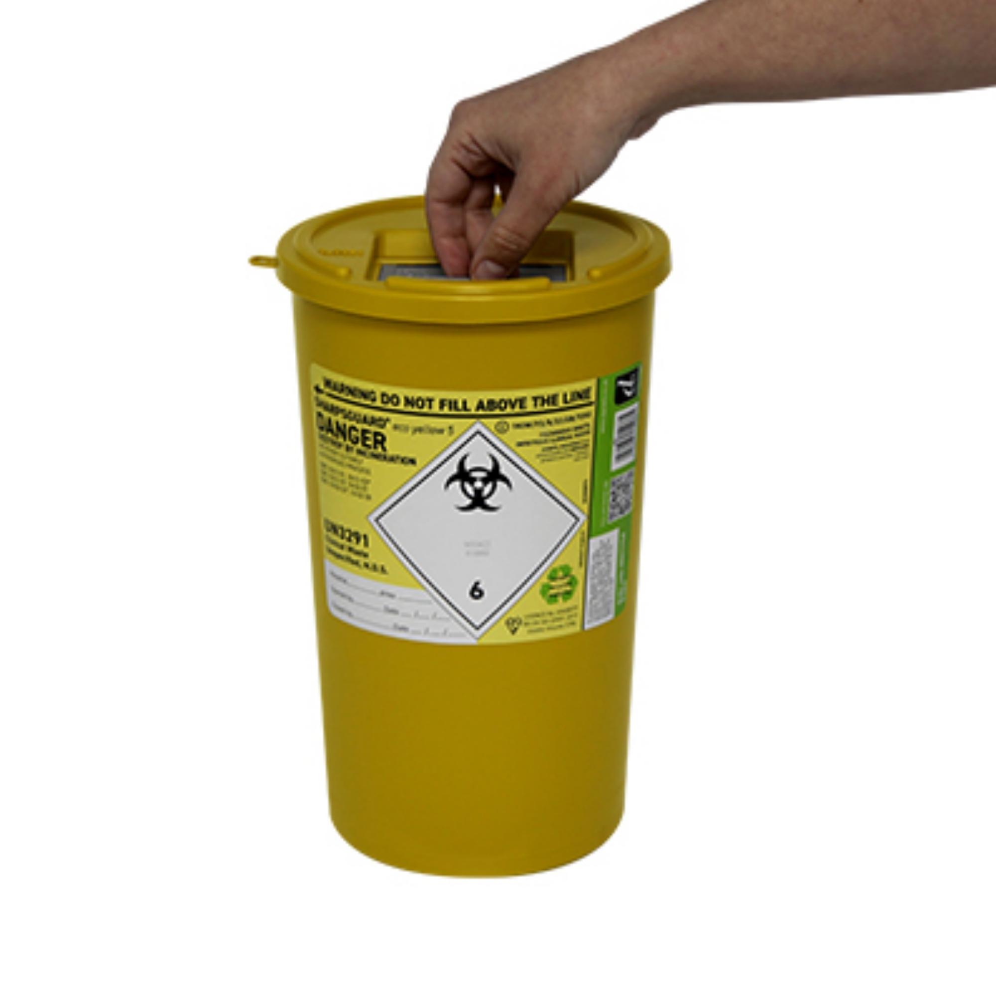 SHARPSGUARD? Eco Yellow Sharps Bin 5L
