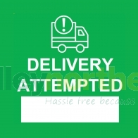 Status&trade; Delivery Attempted Labels &ndash; 36 x 36mm