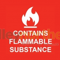 Status&trade; Flammable Substance Labels &ndash; 36 x 36mm