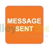 Status™ Message Sent Labels - 36 x 36mm