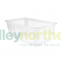 White Plastic Baskets (Medium )- (l)300 x (w)190 x (h)110mm