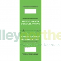 Status&trade; Medicines Enclosed CD Transport Labels &ndash; 75 x 212 mm