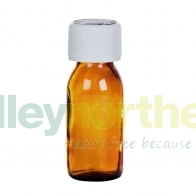Pharmasafe&trade; Premium Amber Glass Ready-Capped Bottles - 60ml