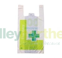 front look of the NHS plastic carrier bag