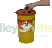 Sharpsguard Orange 5L Sharps Waste Bin DD471OLR