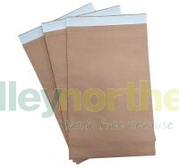 inside view of the paper transfer bag with adhesive seal