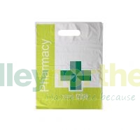 front look of the NHS heavy duty carrier bag