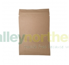 front view of the brown paper bags